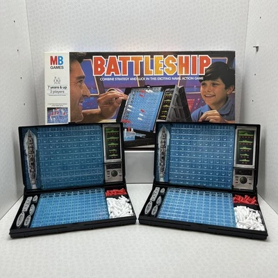 Vintage Battleship Classic Game of Naval Strategy Board Game MB 1993  - Image 1 of 4