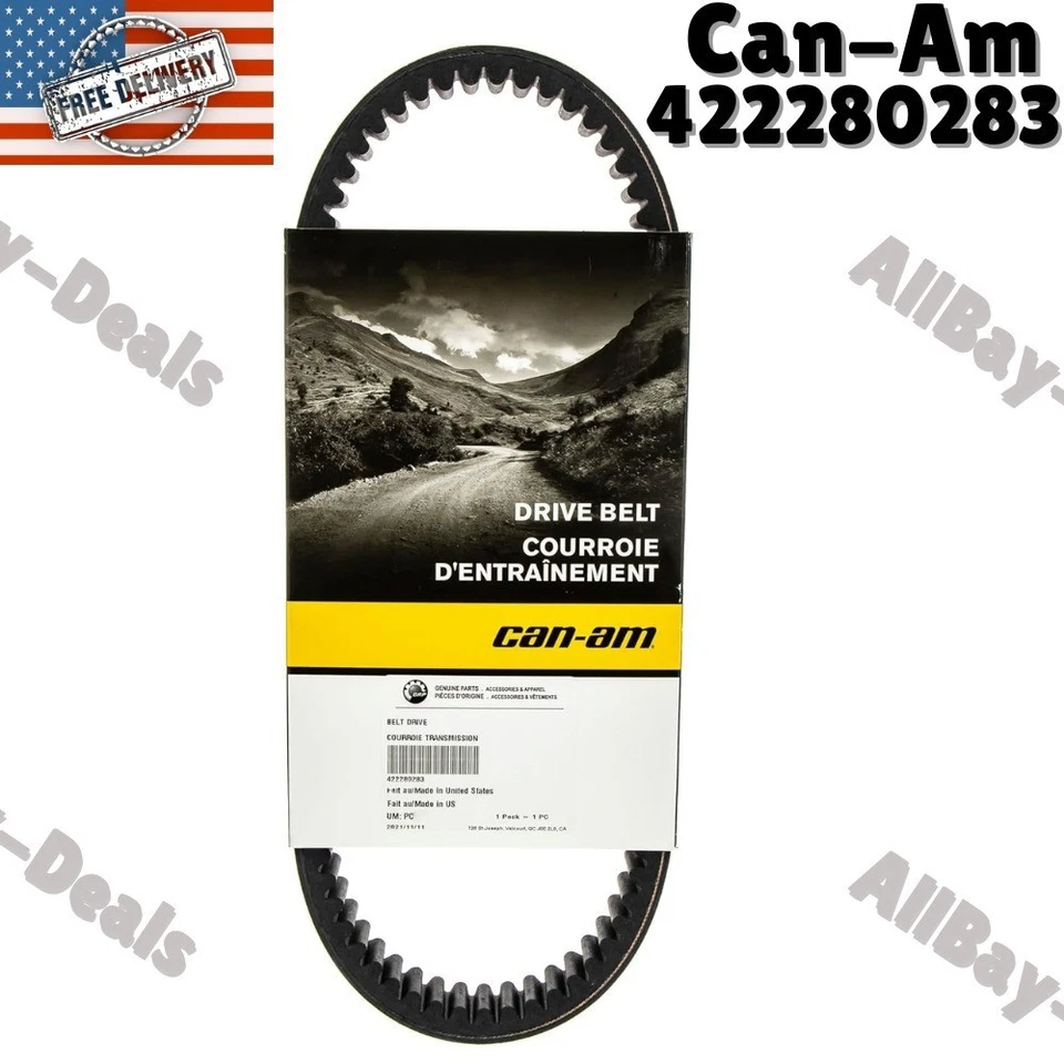 Cinto de transmissão Can-Am BRP 422280283 embreagem defensor Outlander Max 400 450 HD5 - Imagem 1 de 4