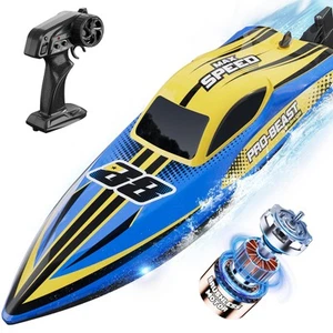 Brushless RC Boat 30+MPH, Big Remote Control Boats for Adults and Kids, Fast ... - Picture 1 of 7