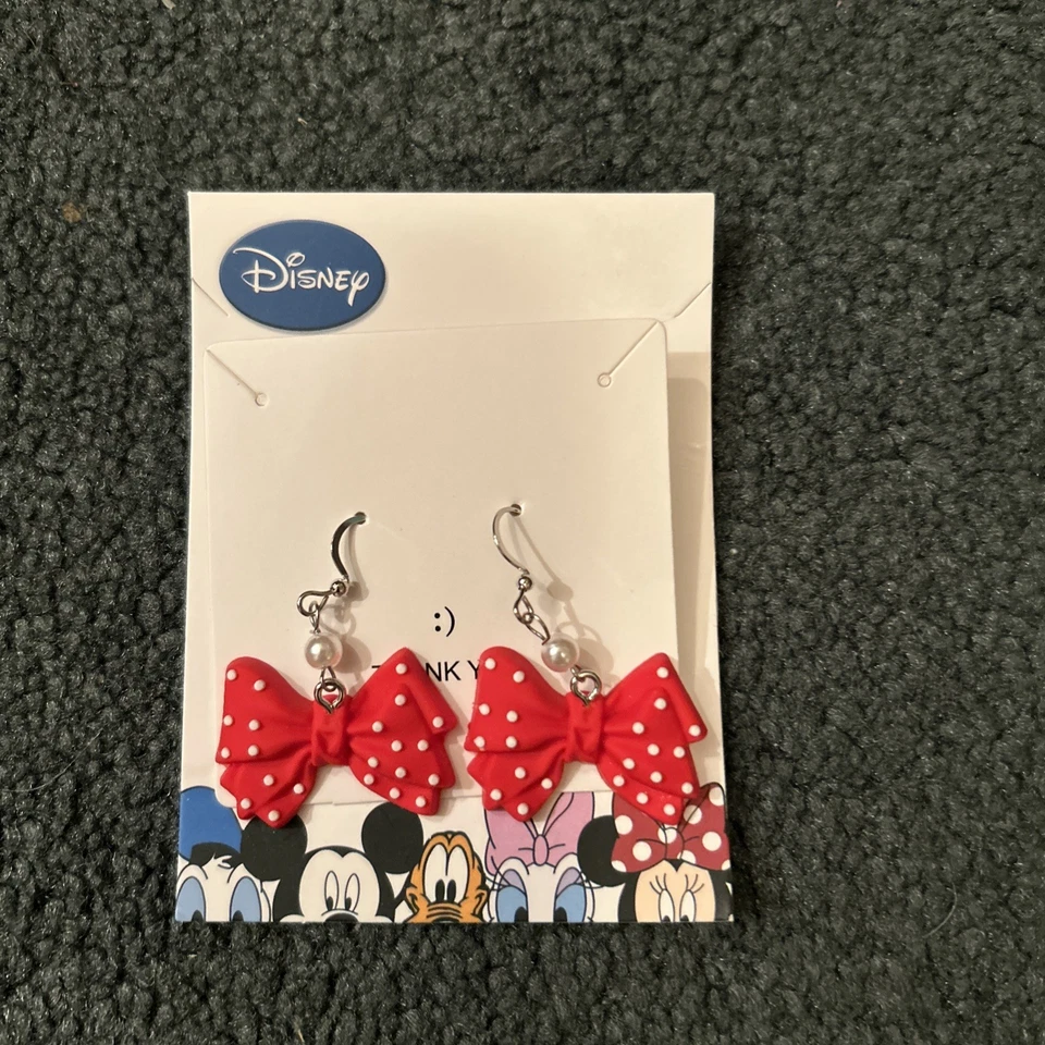 Disney Minnie Mouse Bow Earrings  - Image 1 of 1