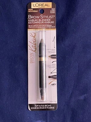 L'oreal #312 Blonde Brow Stylist Kabuki Blender Crayon, New - Image 1 of 4