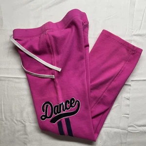 Pantalones deportivos Justice Dance niñas talla 8 rosa lentejuelas - Imagen 1 de 6