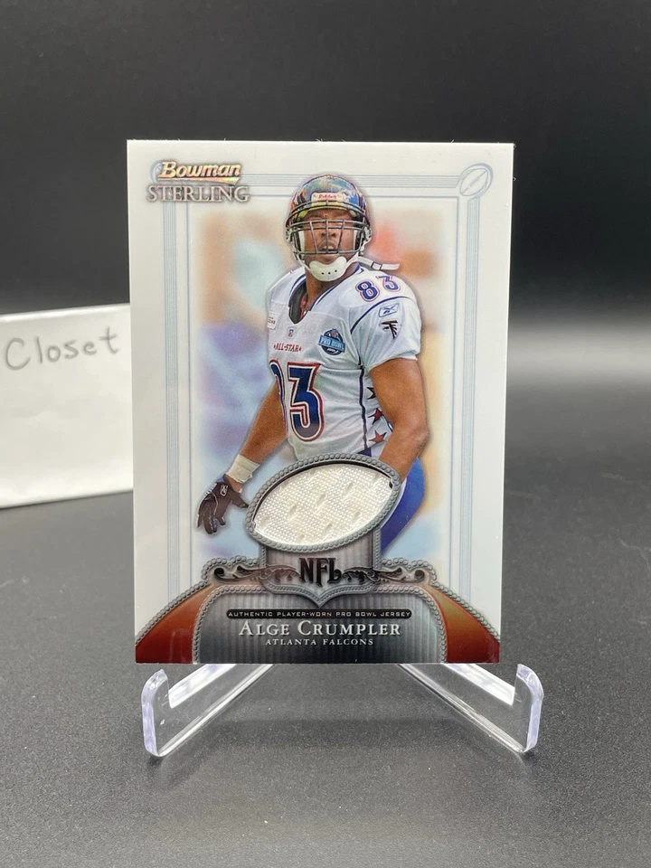 2006 Bowman Sterling - Alge Crumpler Game Worn Pro bowl Jersey /199 Refractor  - Image 1 of 2