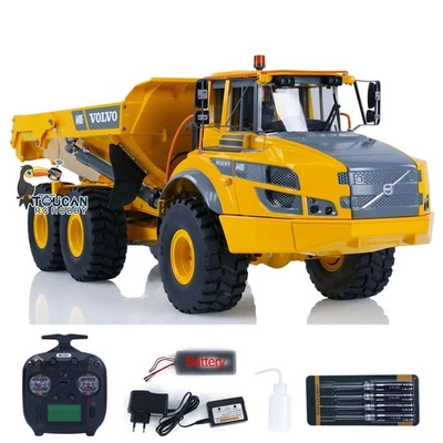 Used US STOCK DoubleEA40G 1/16RC Hydraulic Articulated Truck Metal RTR ST8 Radio - Image 1 of 4