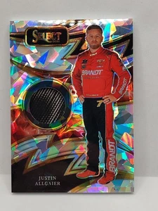 JUSTIN ALLGAIER 2025 SELECT RACING SPARKS #S-JAL Ice PRIZM Race Gebrauchtreifen - Bild 1 von 2