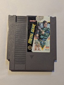 Metal Gear | Nintendo NES | NTSC | NES-ME-USA | 1989