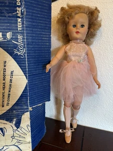 Vintage 18" LU ANN by Doll Bodies Inc 1950's BALLERINA AS IS - Picture 1 of 13