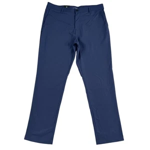 Pantalone slim elasticizzato Banana Republic blu piatto davanti nuovo con etichetta tg 38 x 32 - Foto 1 di 7