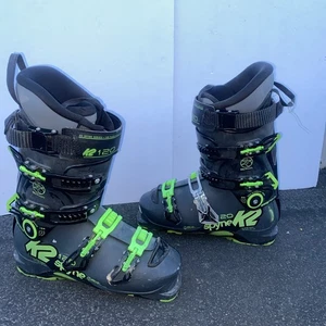 Botas de esquí K2 Spyne 120 talla 26,5 Mondo negro/verde descenso - Imagen 1 de 4