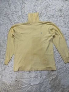 Ralph Lauren Rollkragenshirt Herren Medium Gelb Langarm Poloshirt - Bild 1 von 5