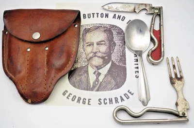Antique 1940's to 50's Era George Schrade Knife Co - BOY SCOUTS Mess Kit Set - Image 1 of 4