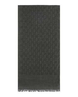 Gucci Unisex-Adult GG Jacquard Pattern Knit Scarf - Image 1 of 3