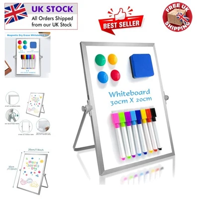 Aluminium Frame Mini Whiteboard 30x20cm - Stylish & Functional for Every Space - Image 1 of 4