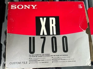 Vintage Sony XR-U700 Auto FM AM Cassette Player Stereo unbenutzt Auto KFZ - Bild 1 von 7
