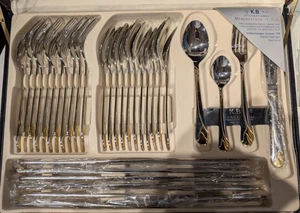 K.B. S.G. International Besteck Set, 72 teilig 18/10 Edelstahl für 12 Personen - Bild 1 von 4
