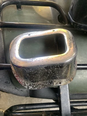 1966-1967 Chevrolet Chevelle Chrome Shift Hump W/O Console OEM - Image 1 of 2