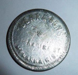 Trade Token MENASHA Wisconsin Bert & Bens GF 10c IT - Picture 1 of 2