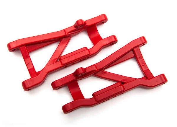 Traxxas Part 2555R Suspension arms 2 rear Heavy Duty Red Slash Rustler New - Image 1 of 1