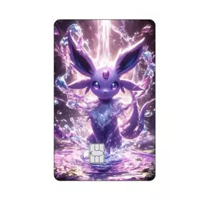 Espeon Pokemon Debit Credit Card Skin / Decal Small Chip - Picture 1 of 1