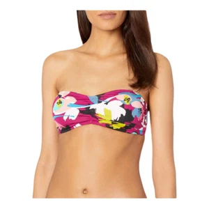 COLE OF CALIFORNIA Swimsuit 2pcs Bikini Set Bandeau Floral Prints - Picture 1 of 5