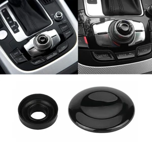 Multi Media Button Control Knob Cover Frame Trim For Audi A4 A5 A6 A8 Q5 - Picture 1 of 15