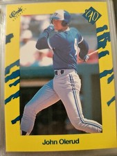 1990 Classic Yellow #T96 John Olerud RC Toronto Blue Jays