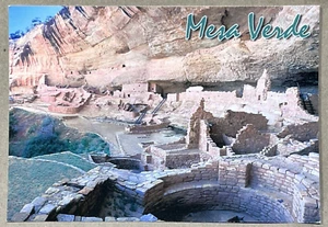 Long House Cliff Dwelling Mesa Verde Nationalpark Colorado - Postkarte - Bild 1 von 2