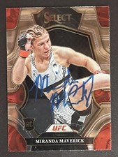 2023 Select UFC No. 167 Premier Level Rookie RC Miranda Maverick On-Card Auto 🔥