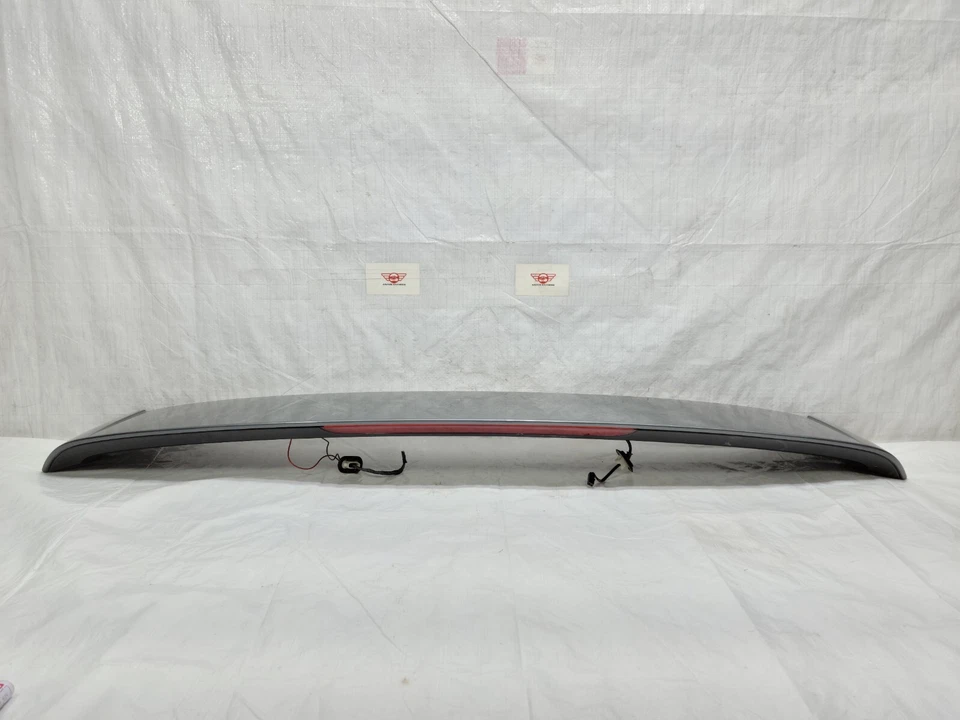 2009-2015 AUDI Q5 8R REAR WING SPOILER TRUNK MOUNTED W/ 3RD BRAKE LIGHT SILVER * Foto 1 de 4