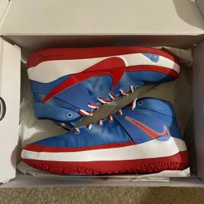 Nike KD 13 “New Jersey Nets” Hardwood Classics DC0009-400 Basketball Size 8.5 - Image 1 of 4