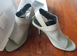 Womens JO MERCER HALO GREY LEATHER Heels Shoes Sandals US 9.5 New EURO 40.5 New - Picture 1 of 11
