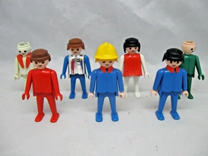 Vintage 1974 Geobra Playmobil Figures Lot of 7  - Bild 1 von 10
