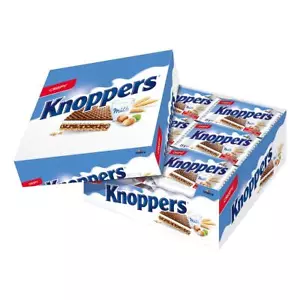 Knoppers Chocolate Hazelnut Wafers, 25 g (Pack of 24) Expiry Date 24.02.2025 - Picture 1 of 5
