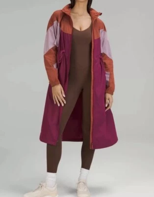 Lululemon Evergreen Anorak  Multi Color Long Jacket Women Size 10 New - Image 1 of 4