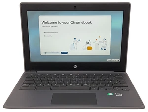 HP Chromebook 11A G8 EE 11" 4GB RAM 32GB Webcam Wifi Bluetooth - 1YR Warranty - Picture 1 of 7