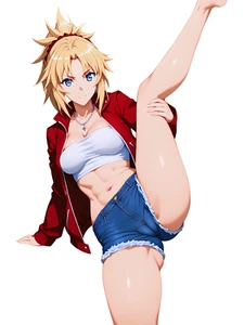 Adesivo Mordred Pendragon Fate Anime Resistente alle Intemperie 6" Decalcomania Auto - Foto 1 di 1