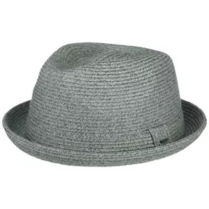 BAILEY BILLY STRAW HAT HAT SUMMER TRILBY PORK PIE GRAY NEW TREND - Picture 1 of 4