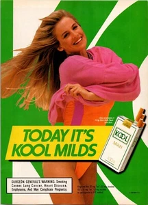 VINTAGE 1991 KOOL ZIGARETTEN RETRO 90ER KUNSTDRUCK ANZEIGE - Bild 1 von 1
