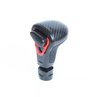 Carbon Fiber Black Gear Shift Knob Handle Shift for Audi A6 C6 C7 2006-2015 Foto 1 de 4
