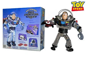 Toy Story Intergalactic Buzz Lightyear Chrome Action Figure Disney - Picture 1 of 10