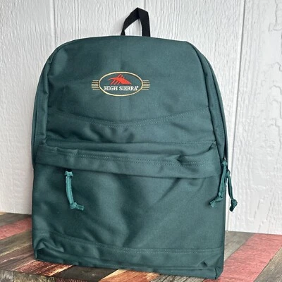 High Sierra Backpack Hunter Green Vintage Seems to be Brand New but No Tags - Image 1 of 4