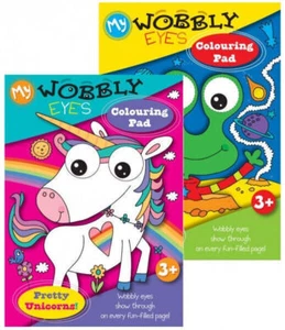 Occhi Wobbly Unicorni Alieno Bambini Colorazione. - Picture 1 of 7