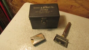 Antiker immer ready Sicherheitsrasierer & -koffer - Coombs & McBeath Ford Boston Mass - Bild 1 von 2