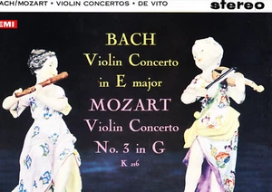 ASD 429 - DE VITO - BACH & MOZART VIOLIN CONCERTOS KUBELIK - 180 GR REISSUE MINT - Imagen 1 de 2