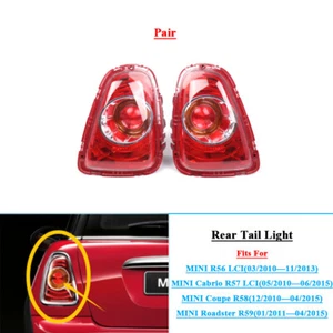 2x Rear Tail Signal Light Lamp For Mini R56 LCI R57 LCI R58 R59 10-15 No Bulb - Picture 1 of 8