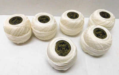 6 hilos DMC Cordonnet Special Nº70 hechos en Francia 361 yardas cada uno Foto 1 de 4
