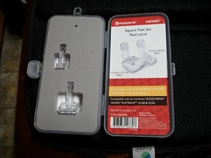Husqvarna Viking Vierkantfuß Set 1/4 und 1/2 Zoll BRANDNEU in offener Box - Bild 1 von 4