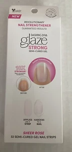 Dashing Diva Glaze Strong Sheer Rose Gel Nail Strips - Picture 1 of 2