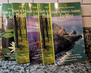 National Geographic Guide to America's Outdoors Lot of 5 - Bild 1 von 8