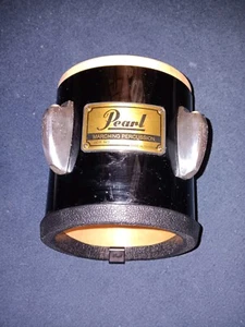 PEARL Marching Percussion Tom 6 In. Black Drum Band Percussionist As Is - Picture 1 of 9